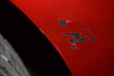 mg5 ev tricolour red  damage .JPG