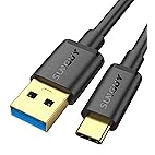 SUNGUY USB C Android Auto Cable 1.5FT, 10Gbps USB C 3.1 Gen 2 Data Transfer, 3A Fast Charging USB A to USB C CarPlay Cable, for iPhone15/15Pro/15Pro Max, iPad Pro, Samsung T7, External SSD